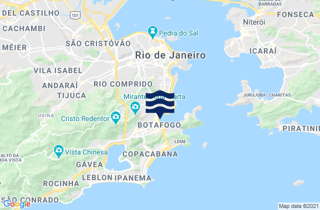 Carte des horaires des marées pour Abacateiro, Brazil