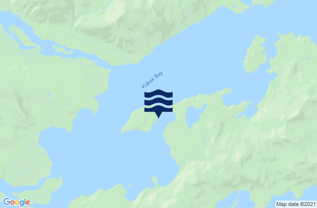 Carte des horaires des marées pour Aguchik Island (Kukak Bay), United States