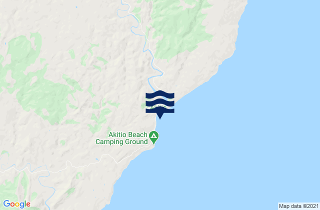Carte des horaires des marées pour Akitio River Entrance, New Zealand