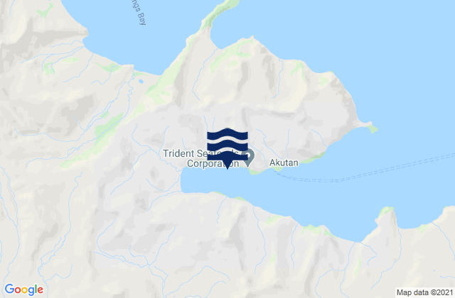 Carte des horaires des marées pour Akutan Harbor, United States