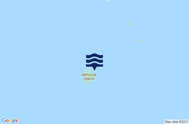 Carte des horaires des marées pour Althorpe Island, Australia