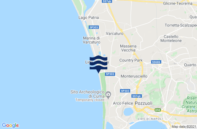 Carte des horaires des marées pour Amodio-Massariola, Italy