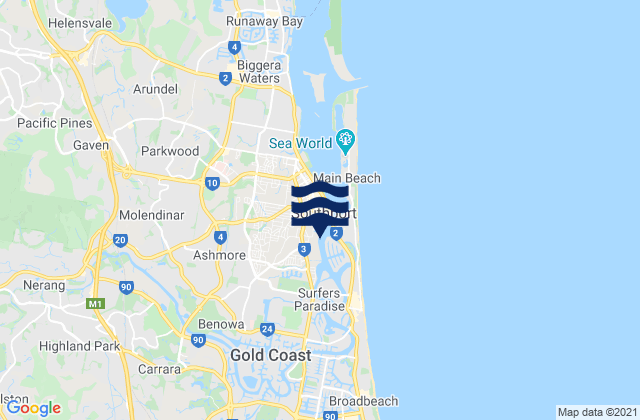 Carte des horaires des marées pour Anne Street Reef, Australia