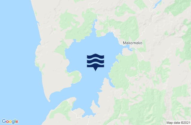 Carte des horaires des marées pour Aotea Harbour, New Zealand