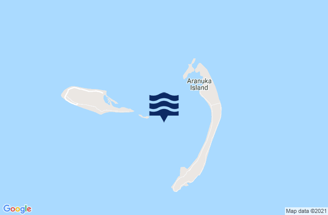 Carte des horaires des marées pour Aranuka, Kiribati