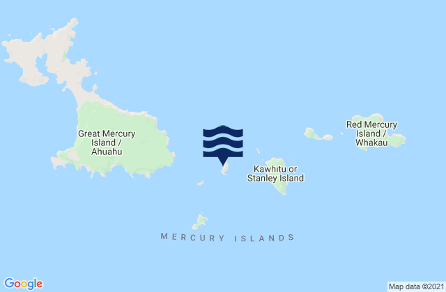 Carte des horaires des marées pour Atiu or Middle Island, New Zealand