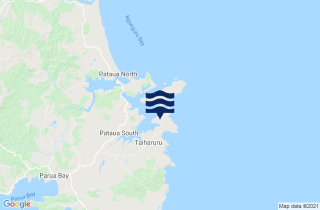 Carte des horaires des marées pour Awahoa Bay, New Zealand