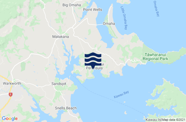 Carte des horaires des marées pour Baddeleys Beach, New Zealand