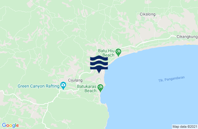 Carte des horaires des marées pour Balengbeng, Indonesia