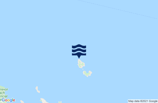 Carte des horaires des marées pour Ballenas Island Lighthouse, Canada
