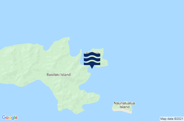 Carte des horaires des marées pour Basilaki, Papua New Guinea