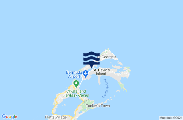 Carte des horaires des marées pour Bermuda Biological Station, United States
