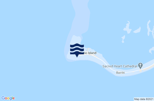 Carte des horaires des marées pour Betio (Tarawa), Kiribati