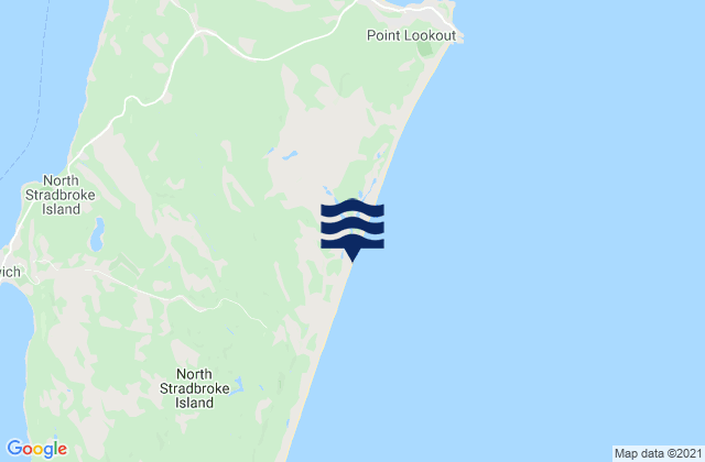 Carte des horaires des marées pour Blue Lake Beach, Australia