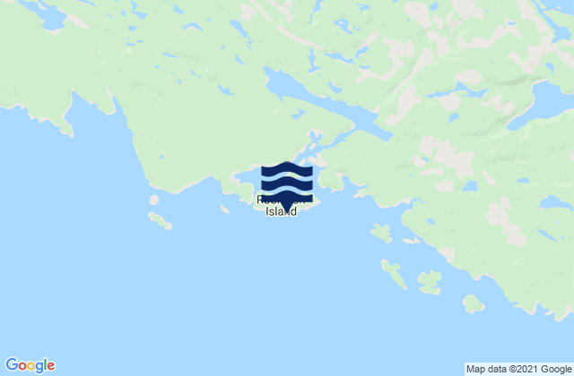 Carte des horaires des marées pour Blunden Harbour, Canada