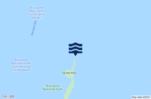 Carte des horaires des marées pour Boca Chita Key (Biscayne Bay), United States