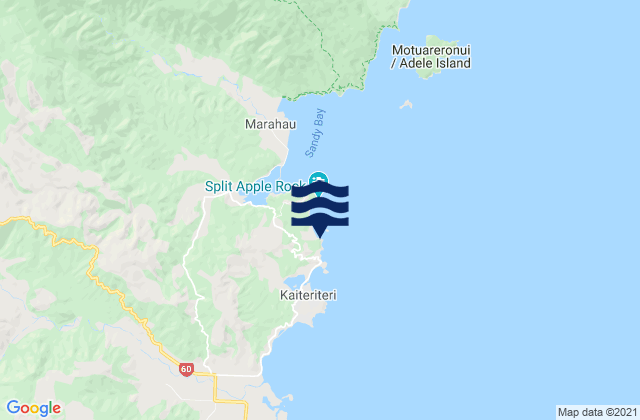 Carte des horaires des marées pour Breaker Bay, New Zealand