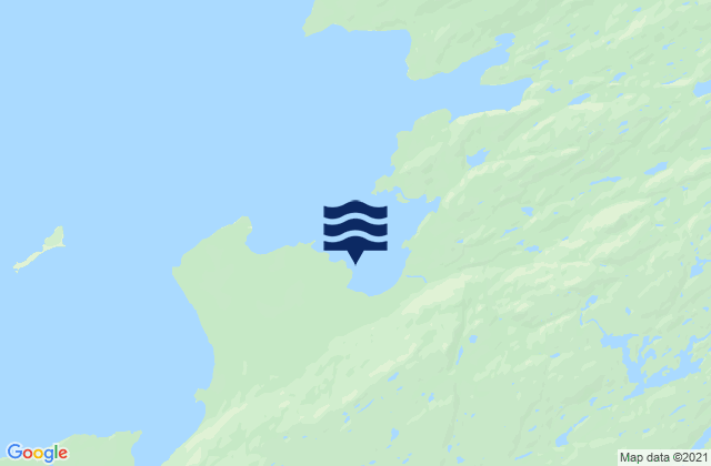 Carte des horaires des marées pour Cabot Point, Canada