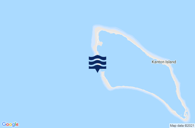 Carte des horaires des marées pour Canton Is. (Kanton Is.), Kiribati