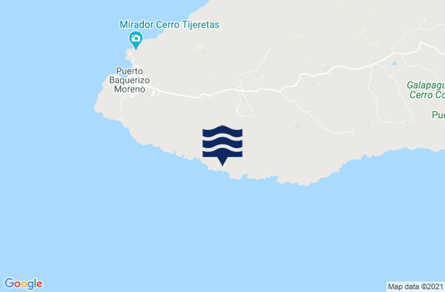 Carte des horaires des marées pour Cantón San Cristóbal, Ecuador