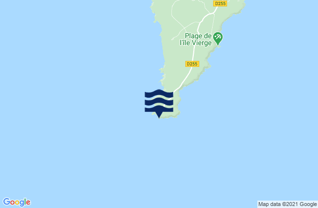 Carte des horaires des marées pour Cap de la Chevre, France