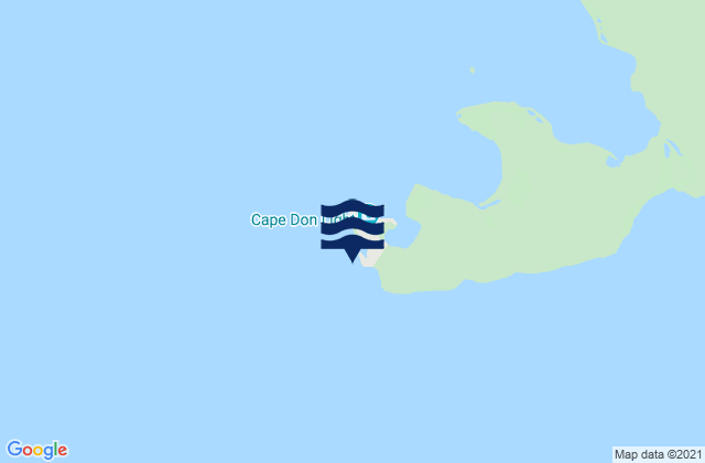 Carte des horaires des marées pour Cape Don, Australia