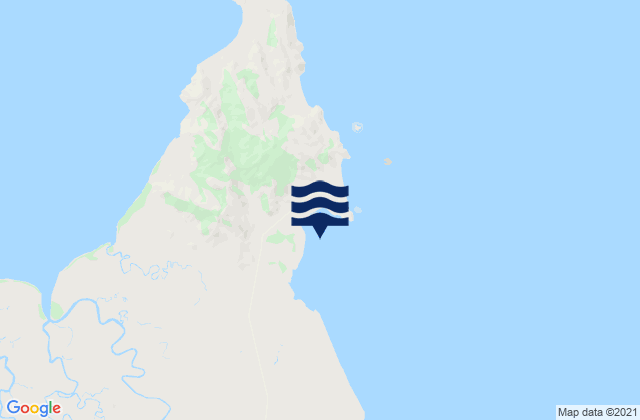 Carte des horaires des marées pour Cape Ferguson, Australia