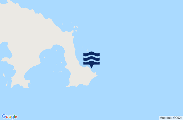 Carte des horaires des marées pour Cape Grey, Australia