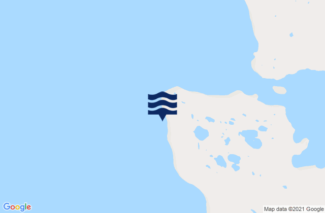 Carte des horaires des marées pour Cape Miles, Canada