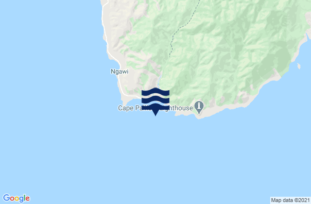 Carte des horaires des marées pour Cape Palliser (Matakitakiakupe), New Zealand