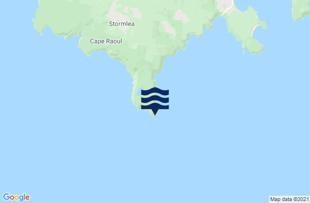 Carte des horaires des marées pour Cape Raoul, Australia