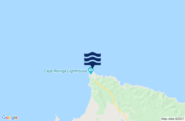 Carte des horaires des marées pour Cape Reinga, New Zealand