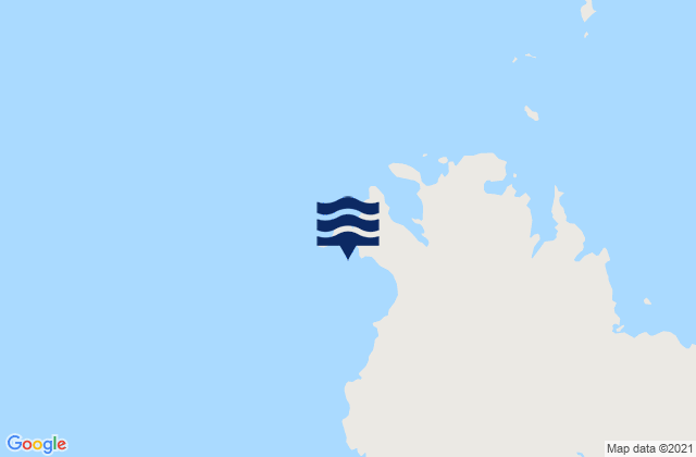 Carte des horaires des marées pour Cape Voltaire, Australia