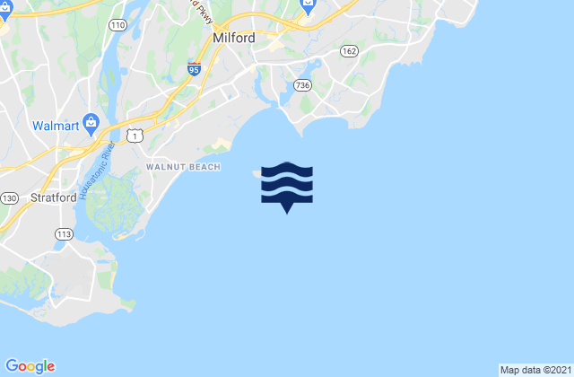 Carte des horaires des marées pour Charles Island 0.8 mile SSE of, United States