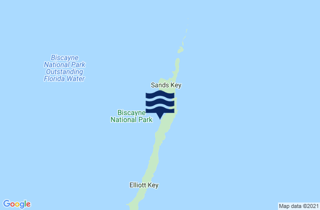 Carte des horaires des marées pour Coon Point (Elliott Key Biscayne Bay), United States