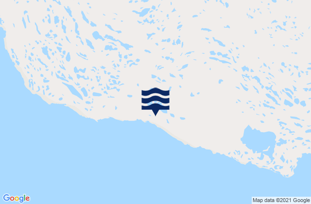 Carte des horaires des marées pour Crown Prince Frederik Island, Canada