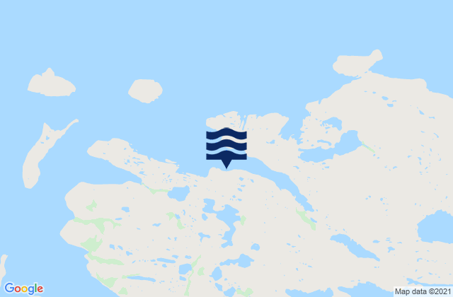 Carte des horaires des marées pour Curlew Harbour, Canada