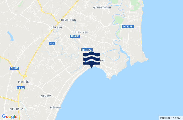 Carte des horaires des marées pour Cầu Giát, Vietnam