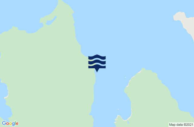 Carte des horaires des marées pour D'urville Point, Australia