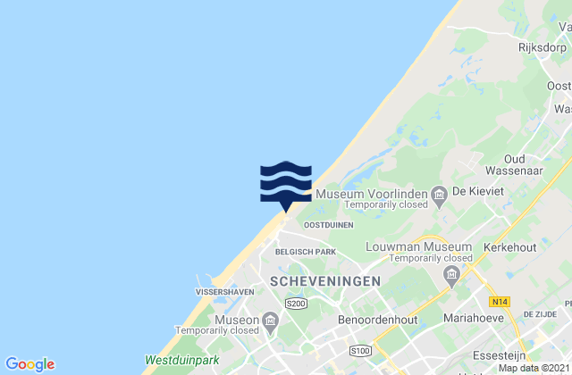 Carte des horaires des marées pour Delft, Netherlands