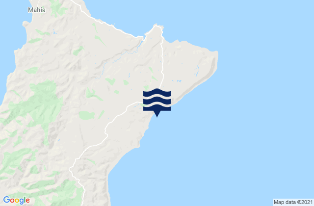 Carte des horaires des marées pour Diners Beach, New Zealand