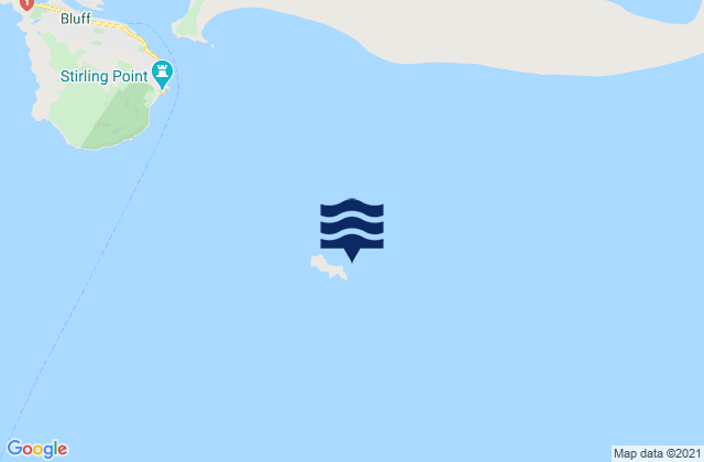 Carte des horaires des marées pour Dog Island, New Zealand