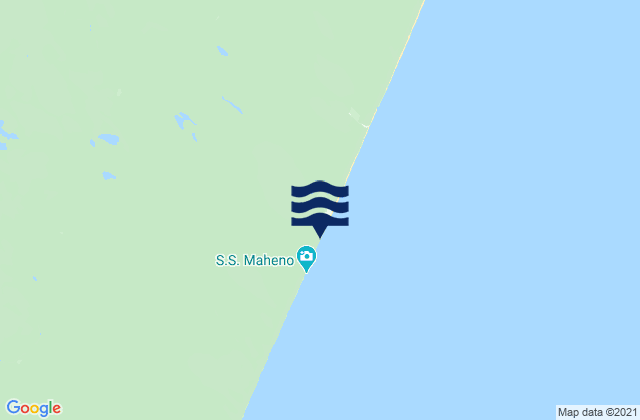 Carte des horaires des marées pour Double Island Point - East Side, Australia