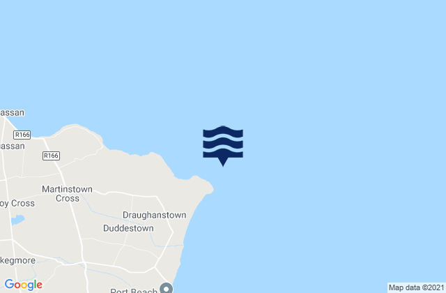 Carte des horaires des marées pour Dunany Point, Ireland