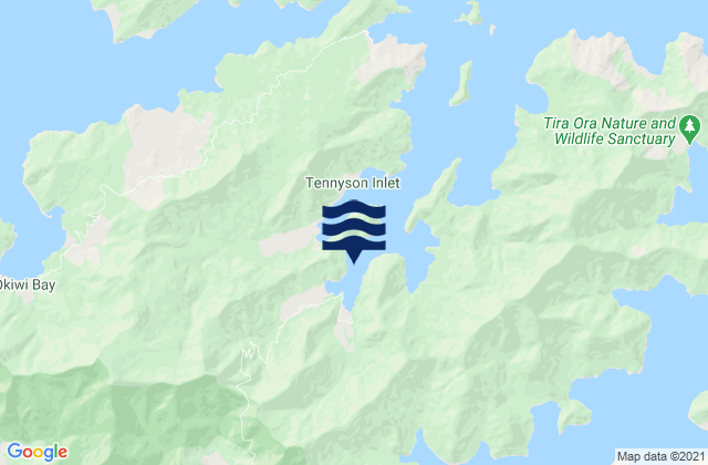 Carte des horaires des marées pour Duncan Bay, New Zealand