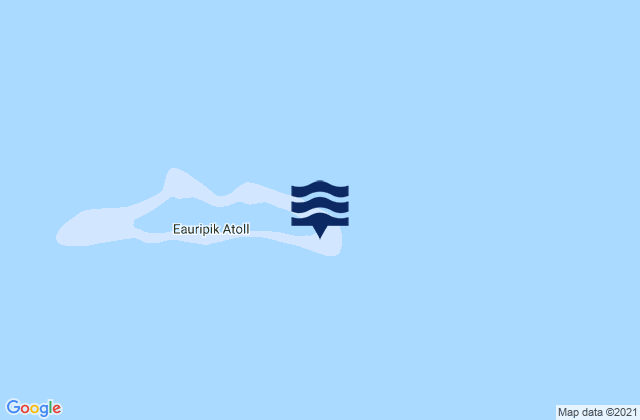 Carte des horaires des marées pour Eauripik Municipality, Micronesia