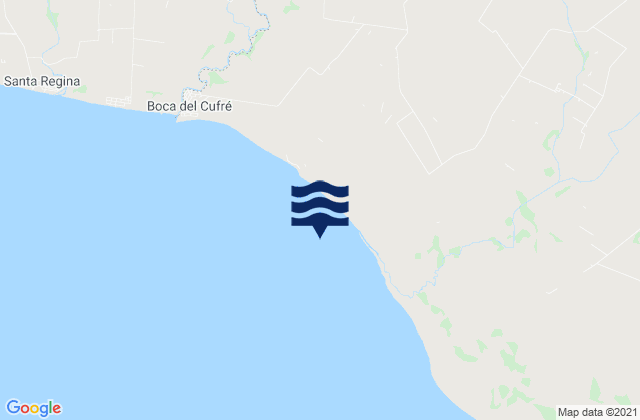Carte des horaires des marées pour Ecilda Paullier, Uruguay
