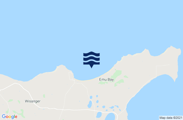 Carte des horaires des marées pour Emu Bay, Australia