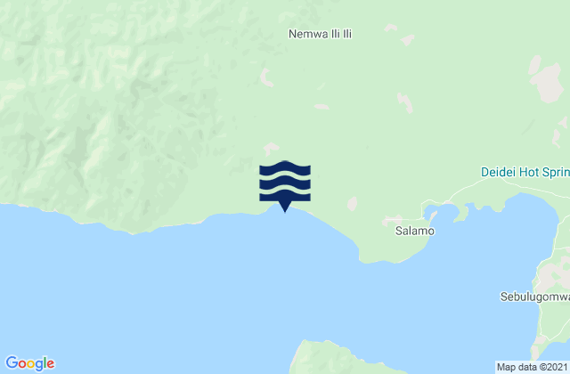 Carte des horaires des marées pour Esa’ala, Papua New Guinea