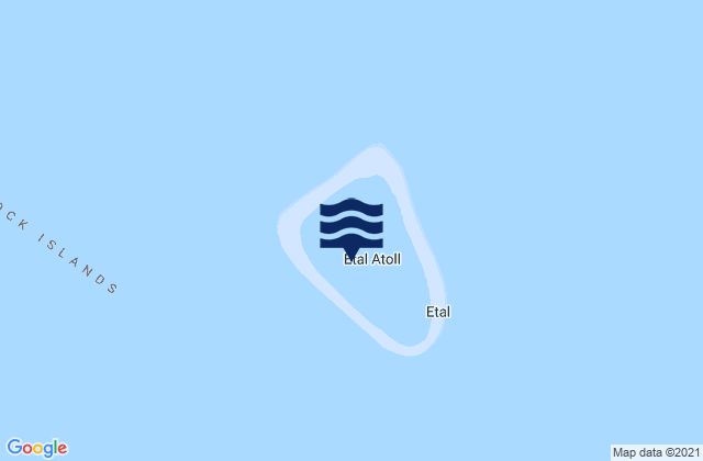 Carte des horaires des marées pour Ettal Municipality, Micronesia
